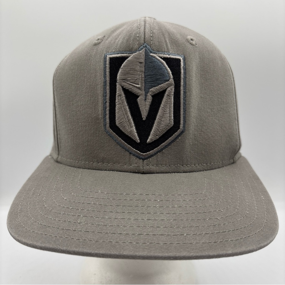 Las Vegas Golden Knights NHL Headwear Adidas Unisex Adjustable Baseball Gray Hat